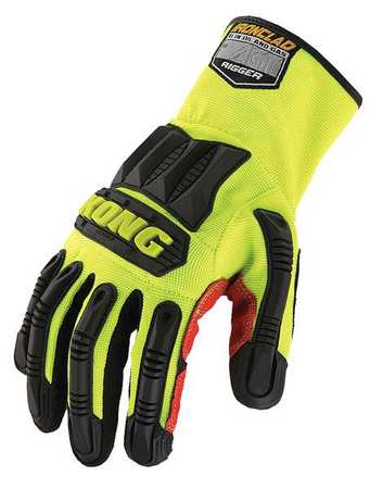 KONG Mechanics Gloves, 3XL, Lime/Black, Spandex KRIG-07-XXXL