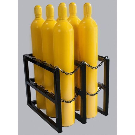 Jt Racking Systems Gas Cylinder Rack, 30inWx36inDx30inH 3D2W