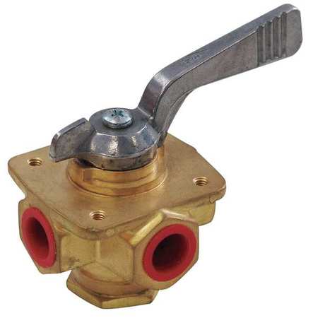 PARKER Directional Control Valve, 50psi, 1/4 NPTF 710-6-1/4B