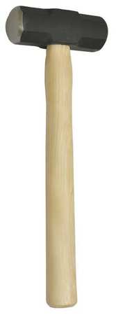 Westward 4 lb Sledge Hammer, 10 5/8 in L Hickory Handle, Steel Head 20JX61
