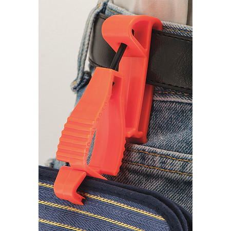 GLOVE GUARD Utility Guard(R) Clip, Blaze Orange, Blank 7800OR