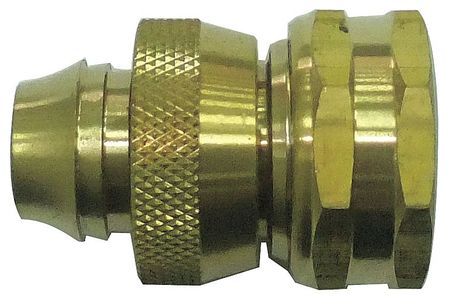 Westward Hose Connector, Female, Brass, 100 psi 20KP40