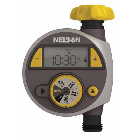 NELSON Preset Watering Timer, 2 Cycle, 360 Min 856674-1001