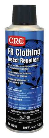 Crc Insect Repellent, Aerosol, 6 oz. Weight 14036