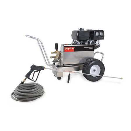 DAYTON Heavy Duty 3800 psi 3.7 gpm Cold Water Gas Pressure Washer GBA-3800-0DAH