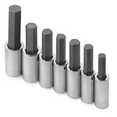 SK PROFESSIONAL TOOLS 1/2" Drive Socket Set, Metric, 7 pcs 41427