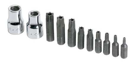 Sk Professional Tools 3/8" Drive Socket Set, Torx, 30 pcs 19767