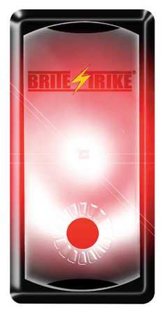 BRITE-STRIKE Tactical Hands Free Light, LED, Slvr, PK100 APALS-RED