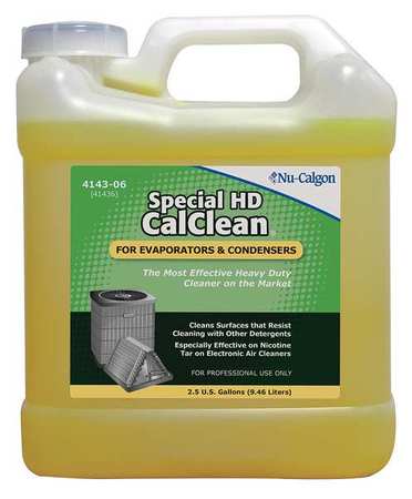 NU-CALGON Coil Cleaner, Liquid, 2-1/2 gal 4143-06