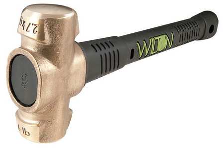 WILTON Sledge Hammer, 6 lb., 16 In, Rubber/Steel 90616