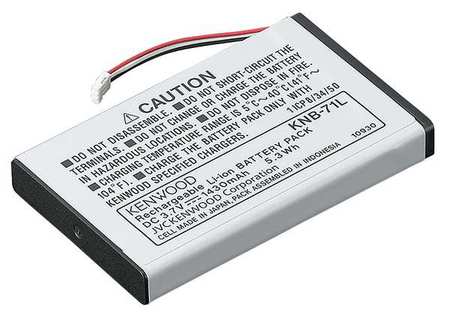 KENWOOD Rechargeable Battery, Lithium Ion, 1430mAh KNB-71L