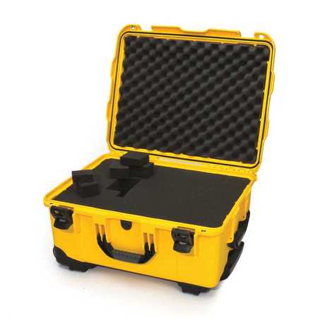 Nanuk Cases Yellow Protective Case, 22-7/8"L x 18-3/8"W x 11-3/4"D 950S-010YL-0A0