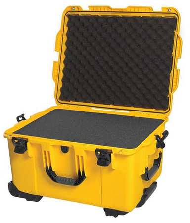 NANUK CASES Yellow Protective Case, 25-3/8"L x 20"W x 14-1/2"D 960S-010YL-0A0