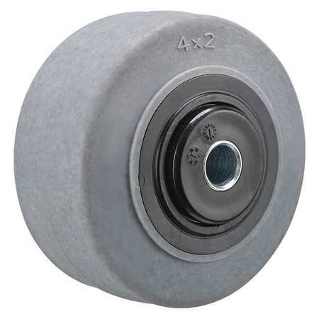 ZORO SELECT Caster Wheel, 75 Shore A, 300 lb. P-RP-040X020/050KP-EL-001