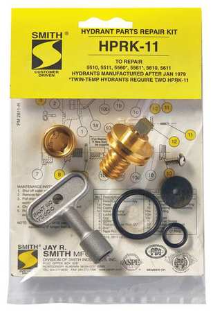 JAY R. SMITH MANUFACTURING Hydrant Repair Kit HPRK-11