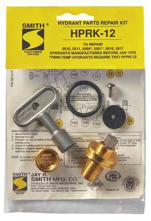 JAY R. SMITH MANUFACTURING Hydrant Repair Kit HPRK-12