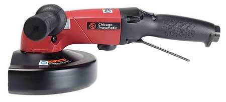 CHICAGO PNEUMATIC Angle Angle Grinder, 1/2 in NPT Female Air Inlet, Heavy Duty, 7,700 RPM, 2.8 hp CP3850-77AB7V