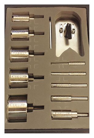 Hydro-Handle Drill Bit Set, Polished, 0.314 in. HHBLKIT