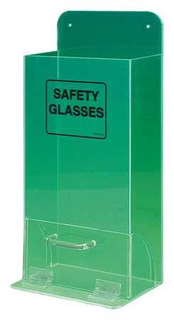 BRADY Protective Eyewear Dspnsr, 18in.H, Acrylic MVSDG