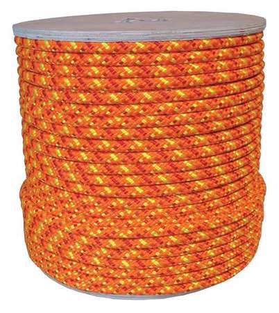 ZORO SELECT Climbing Rope, 1/2 in x 600 ft, 12 Strand 20TL43