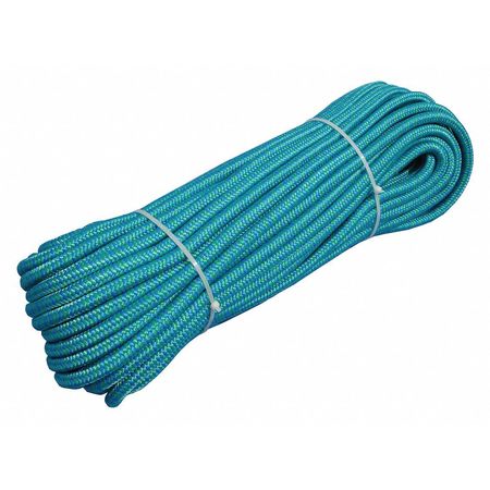 ZORO SELECT Climbing Rope, 7/16 in x 150 ft, 16 Strand 20TL45