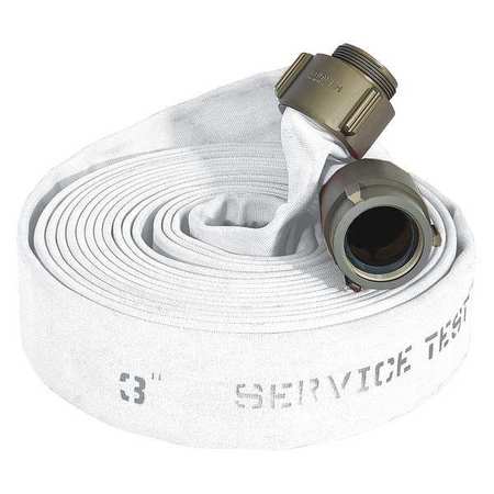 JAFLINE HD Attack Line Fire Hose, 100 ft., White G52H3HDW100