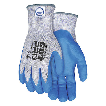 MCR SAFETY Cut Resistant Coated Gloves, A6 Cut Level, Foam Nitrile, XL, 1 PR 9672DT5XL