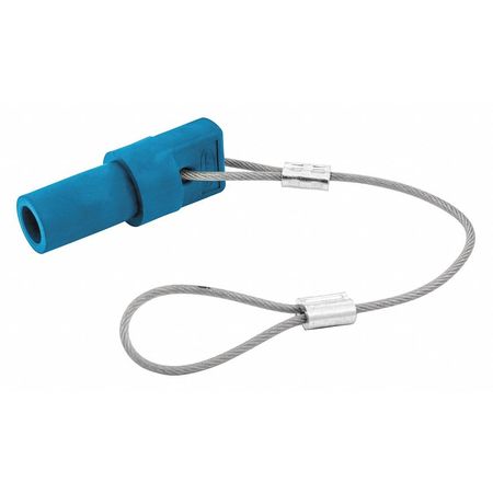 HUBBELL Single Pole Connector, Protective Cap, Blu HBL15MCAPBL