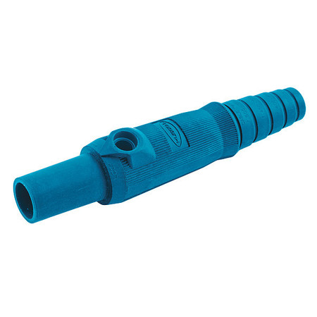 HUBBELL Single Pole Connector, Female, Blue HBL15FBBL