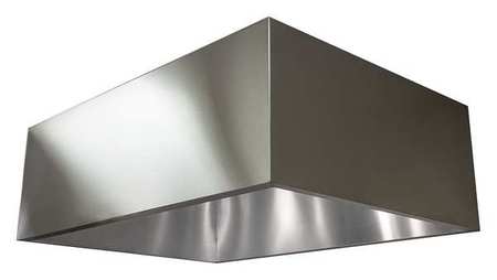 DAYTON Commercial Kitchen Exhaust Hood, SS, 60 in 20UD11