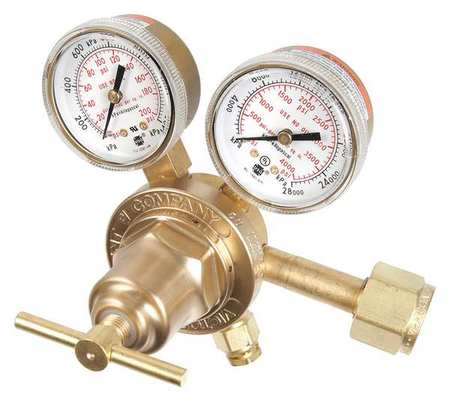 VICTOR Gas Regulator, Single Stage, CGA-510, 4 to 80 psi, Use With: Liquefied Propane 0781-0098