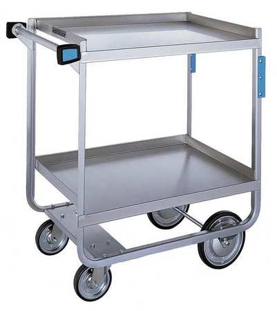 Lakeside NSF Stainless Steel Utility Cart; 700 Lb Capacity, 2 Shelf, 18"x27" 521