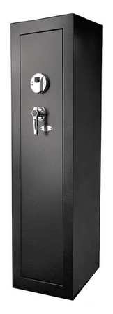 Barska Rifle & Gun Safe, Biometric Lock, 106 lb, 5.5 cu ft, Not Rated AX11898