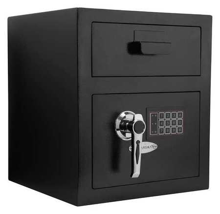 BARSKA Depository Safe, with (2) Deadbolt Lock, Digital Keypad 41.75 lb, 0.84 cu ft, Steel AX11932