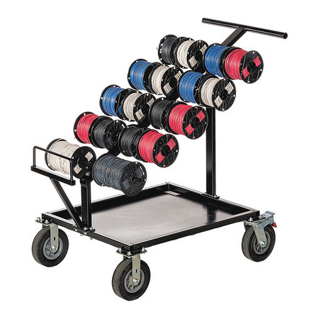 SOUTHWIRE Large Capacity Wire Cart 535 1000 lb. Capacity, 50"L x 29-1/2"W x 42"H 56825201
