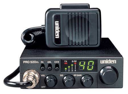 Uniden CB Radio, Compact, Black PRO520XL