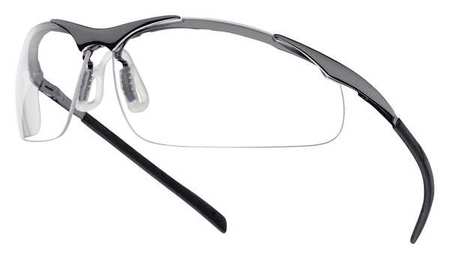 BOLLE SAFETY Safety Glasses, Clear Anti-Fog ; Anti-Static ; Anti-Scratch 40049