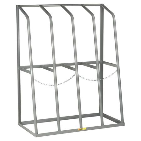 Little Giant Freestanding Vertical Bar Rack, 24 in D, 48 in W, 4 Shelves BR-2448-60