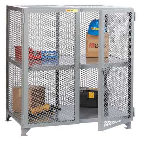 LITTLE GIANT Bulk Storage Locker, 49 in W, 33 in D, 53 in H, 1 Shelves, 2 Doors, Steel, Assembled SC-3048-NC