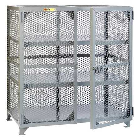LITTLE GIANT Bulk Storage Locker, 73 in W, 33 in D, 52 in H, 2 Shelves, 2 Doors, Steel, Assembled SC2-3072-NC