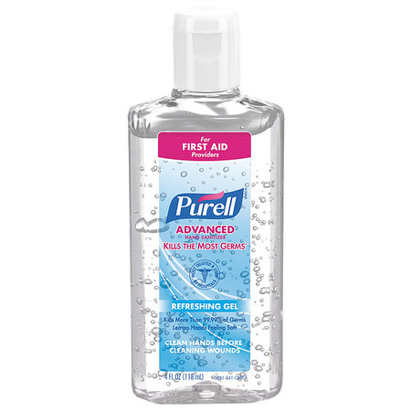Purell Advanced Hand Sanitizer Gel, 4oz Bottle, PK24 9651-24