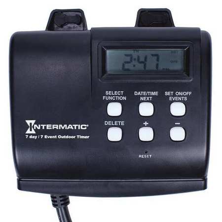 INTERMATIC Timer, Digital, 120V, 15A, Plug In HB880R
