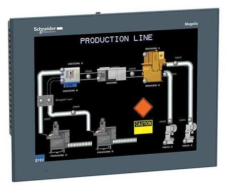 Schneider Electric Touch Panel, 12.1in TFT Color, 96 MB Flash HMIGTO6310