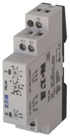 Eaton Time Delay Relay, 24 to 240VAC/DC, 8A, SPDT TRL04