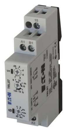 EATON Time Delay Relay, 24 to 240VAC/DC, 8A, SPDT TRL07