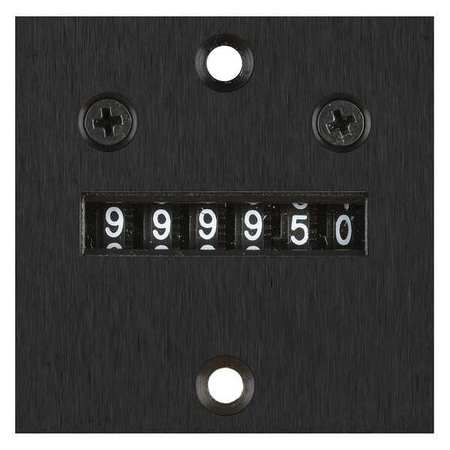 Enm Counter, 6 Digit, Panel Mount, 115VAC, Depth: 1.4 in E6B62GM36