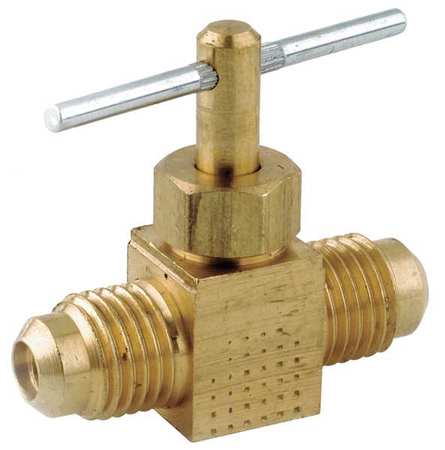 ZORO SELECT Needle Valve, Low Lead Brass, 150 psi 709110-06