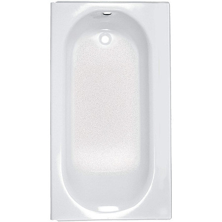AMERICAN STANDARD Recess Bath with Luxury Ledge, 60 in L, 34 in W, White, Americast(R) 2394202.020