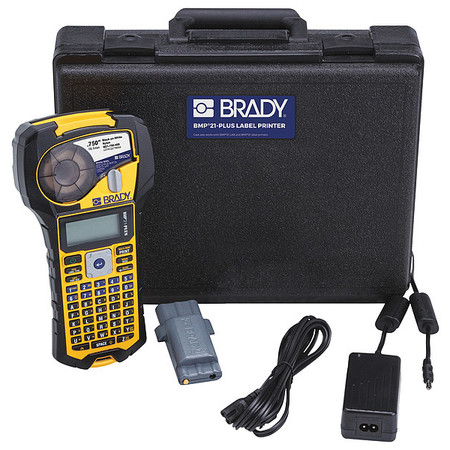 Brady Portable Label Printer Kit, BMP21 Series, Handheld, Single Color Capability BMP21-PLUS-KIT1