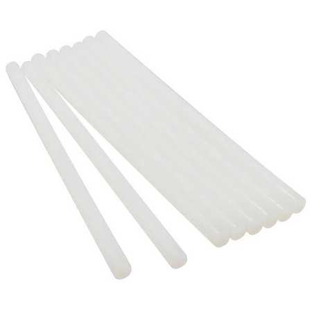 Surebonder Hot Melt Adhesive, Clear, 5/8 in Dia, 10 in L, 60 sec Begins to Harden, 53 PK Q725-5P